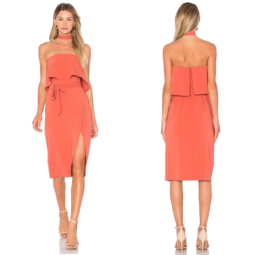 Lovers + Friends REVOLVE Max Midi Strapless Dress